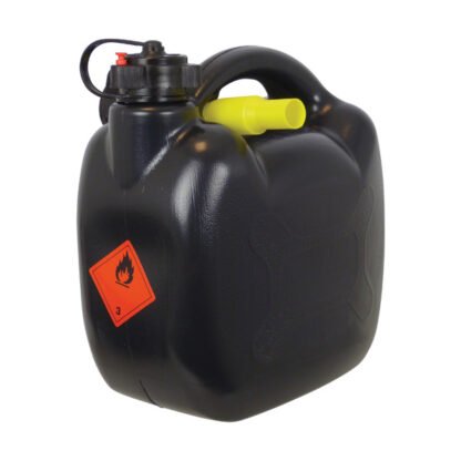 Jerrycan Zwarte 5 liter container