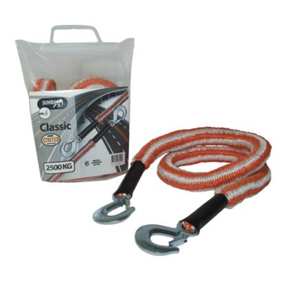 Jumbo Sleepkabel Stretch 2500kg Oranje/Wit