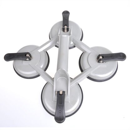 Vacuümheffer Aluminium bevestigingsplaat met 4 zuignappen