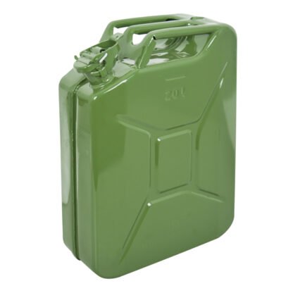 Jerrycan 20 liter groene metalen container TüV GS