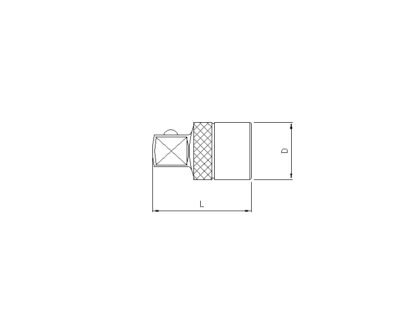 Sonic Adapter 3/4 inch vrouwelijk naar 1/2 inch mannelijk