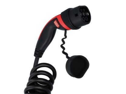 Laadkabel Type2 32A 1-fase 6 meter spiraal kabel