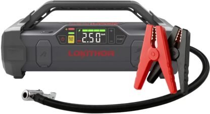 Lokithor Lithium Jumpstarter 2000A met Compressor 10bar