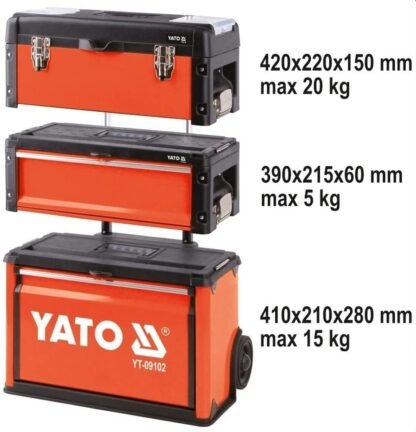 Yato Gereedschapstrolley met 4 lades