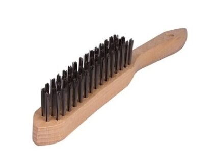 Winparts Staalborstel Hout met 3 Rijen
