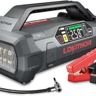 Lokithor Lithium Jumpstarter 2500A met Compressor 10bar