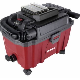 Rooks Draagbare stofzuiger 20V droog en nat 200W 10L met 4.0Ah accu