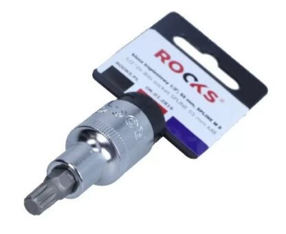 Rooks Bit Dop 1/2 inch 55 mm Veeltand M8