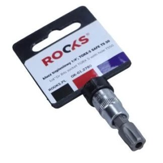 Rooks Bit Dop 1/4 inch Torx 5 met Gat