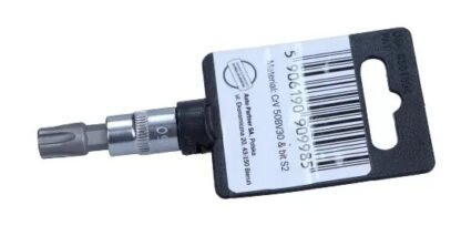 Rooks Bit Dop 1/4 inch Torx 5 met Gat