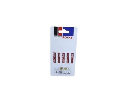 Rooks Decoupeerzaagblad Bi-metaal Type T voor Hout en Composiet 6 Tpi 100 Mm Set van 5 Stuks
