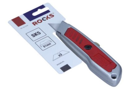 Rooks Stanleymes 61x33 mm met 3 reservemessen