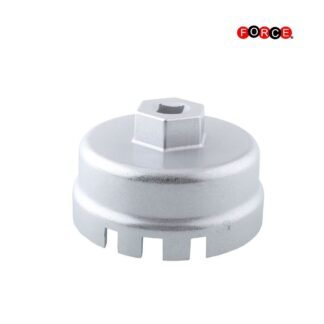 3/8'' Aluminium oliefilterdop 64,5 mm 14-kant 6 nokken