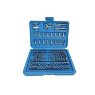 Bits Set 100 stuks 1/4 inch bevestigingsmateriaal in opbergdoos