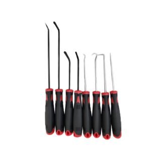 Set Haken set rechte en afgeronde punt 8-dlg