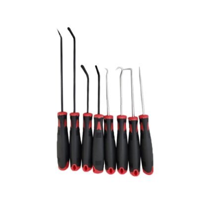 Set Haken set rechte en afgeronde punt 8-dlg