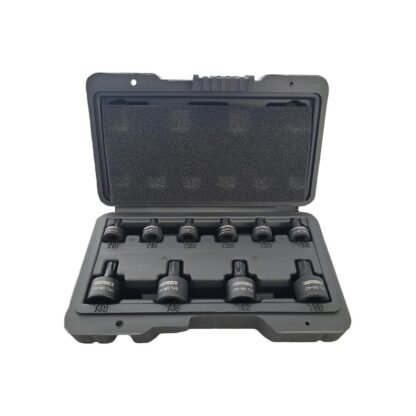 9-delige Impact Torx Bit Doppenset T10 T50 Laag Profiel