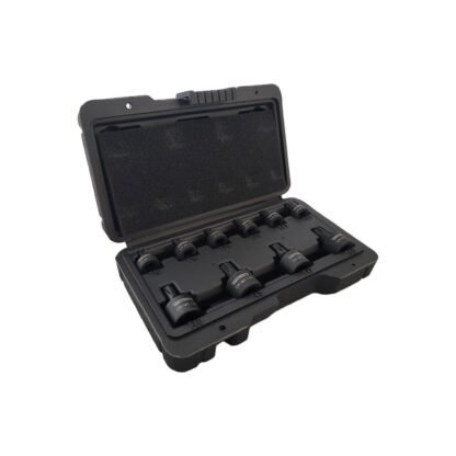 9-delige Impact Torx Bit Doppenset T10 T50 Laag Profiel