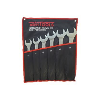 6 Steekringsleutel set 33 tot 50 mm